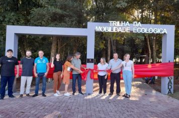 Foto - Inauguração da Trilha da Mobilidade Ecológica marca comemorações do aniversário de Bozano 