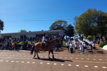 Foto - Desfile Cívico Farroupilha realizado em Bozano