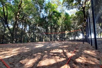 Foto - Conclusão da Quadra de Esportes de Areia de Bozano