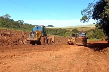 Foto - CONTINUAÇÃO DA OBRA DO ASFALTO DA COMUNIDADE DE BOA ESPERANÇA.