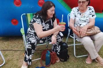 Foto - Mostra do Cotidiano e Dia da Família, na EMEI de Bozano.