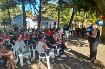 Foto - Professores são recepcionados em ato que antecede abertura do ano letivo 2023