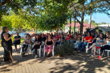 Foto - Professores são recepcionados em ato que antecede abertura do ano letivo 2023