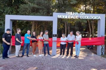 Foto - Inauguração da Trilha da Mobilidade Ecológica marca comemorações do aniversário de Bozano 