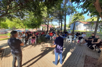 Foto - Professores são recepcionados em ato que antecede abertura do ano letivo 2023