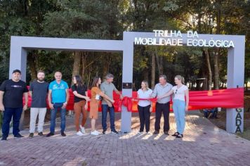 Foto - Inauguração da Trilha da Mobilidade Ecológica marca comemorações do aniversário de Bozano 