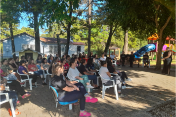 Foto - Professores são recepcionados em ato que antecede abertura do ano letivo 2023