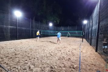 Foto - Inauguração Quadra de Esportes de Areia