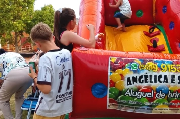 Foto - Mostra do Cotidiano e Dia da Família, na EMEI de Bozano.