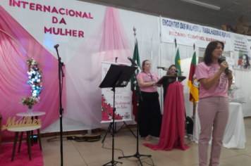 Foto - Encontro de trabalhadoras rurais marca passagem do Dia Internacional da Mulher em Bozano