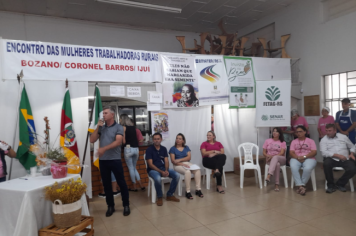 Foto - Encontro de trabalhadoras rurais marca passagem do Dia Internacional da Mulher em Bozano