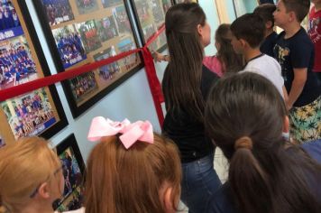 Foto - Inauguração da Sala de Aula ao Ar Livre da Escola Municipal Fundamental Pedro Costa Beber