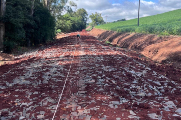 Foto - Sequência obras asfaltamento Linha 14