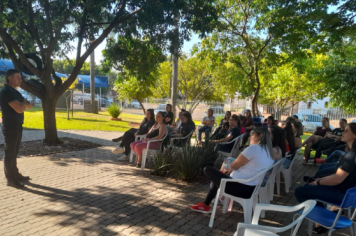 Foto - Professores são recepcionados em ato que antecede abertura do ano letivo 2023