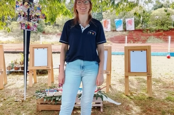 Foto - Mostra do Cotidiano e Dia da Família, na EMEI de Bozano.