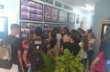 Foto - Inauguração da Sala de Aula ao Ar Livre da Escola Municipal Fundamental Pedro Costa Beber