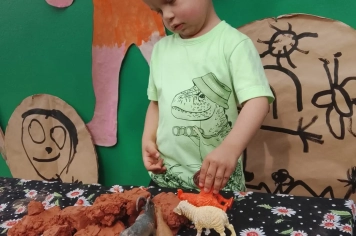 Foto - Mostra do Cotidiano e Dia da Família, na EMEI de Bozano.