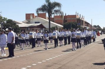 Foto - Desfile Cívico Farroupilha realizado em Bozano