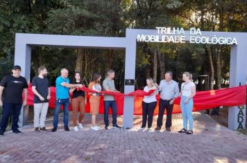 Foto - Inauguração da Trilha da Mobilidade Ecológica marca comemorações do aniversário de Bozano 