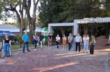 Foto - Inauguração da Trilha da Mobilidade Ecológica marca comemorações do aniversário de Bozano 