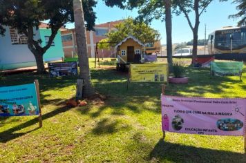 Foto - Inauguração da Sala de Aula ao Ar Livre da Escola Municipal Fundamental Pedro Costa Beber