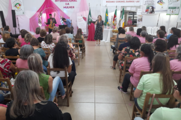 Foto - Encontro de trabalhadoras rurais marca passagem do Dia Internacional da Mulher em Bozano