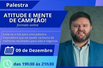 Palestra gratuita com Ronan Mairesse acontece nesta segunda-feira, 09