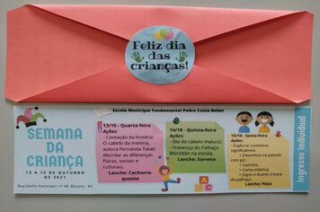 Bozano vai comemorar Dia da Criança com programação a partir de amanhã(13) nas escolas