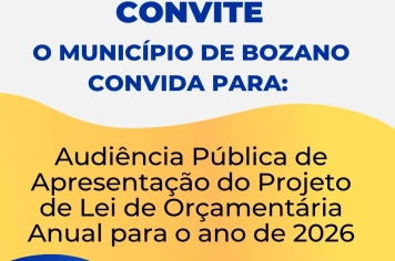 Convite – Audiência Pública
