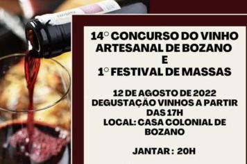 41 produtores vão participar do 14º concurso de vinho artesanal de Bozano 