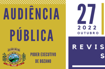 Revisão do Plano de Saneamento terá audiência pública no dia 27