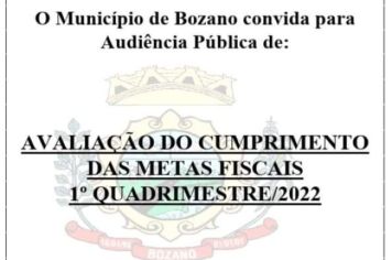 Avaliação das metas do quadrimestre acontece hoje(30)