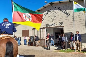 Centelha da Chama Crioula chega a Bozano