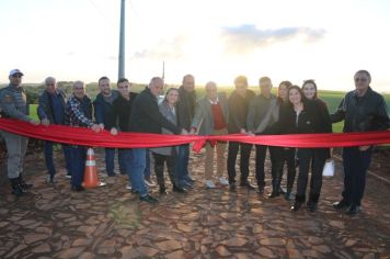 Calçamento da Rodovia Municipal Frederico Costa Beber é inaugurado