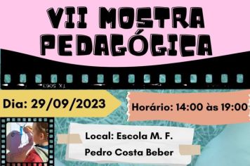 EMF Pedro Costa Beber promove VII Mostra Pedagógica na próxima sexta-feira, 29