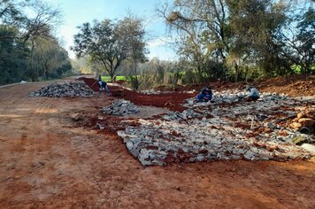 Vila Salto: Obra de calçamento que dá acesso a BR-285 entra na fase final