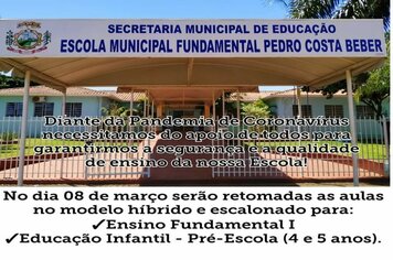 SMED trabalha para o retorno das aulas em março com sistema híbrido