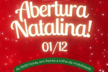 Abertura Natalina será realizada em 1º de dezembro