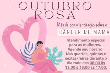 Atendimento especial para mulheres no Outubro Rosa em Bozano