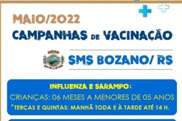 Cronograma de vacinação segue nesta semana