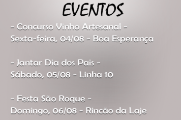 Comunidades realizam eventos neste fim de semana