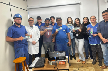 Palestra sobre saúde bucal é realizada na empresa C VALE  de Bozano.