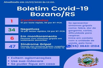 Boletim Covid-19 Bozano
