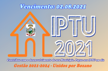 Carnês de IPTU podem ser retirados na prefeitura. Tributo vence em 2 de agosto