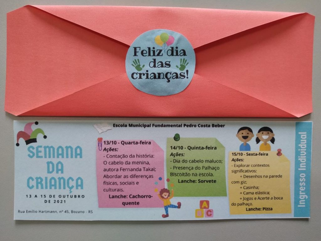 Bozano vai comemorar Dia da Criança com programação a partir de amanhã(13) nas escolas