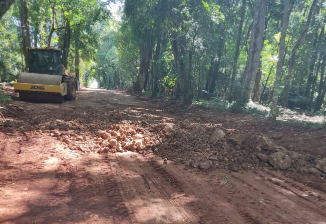 Secretaria de Obras faz melhorias no acesso ao santuário de Nossa Senhora de Lurdes 