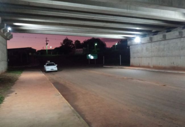 Concluída a obra de iluminação do túnel da BR-285