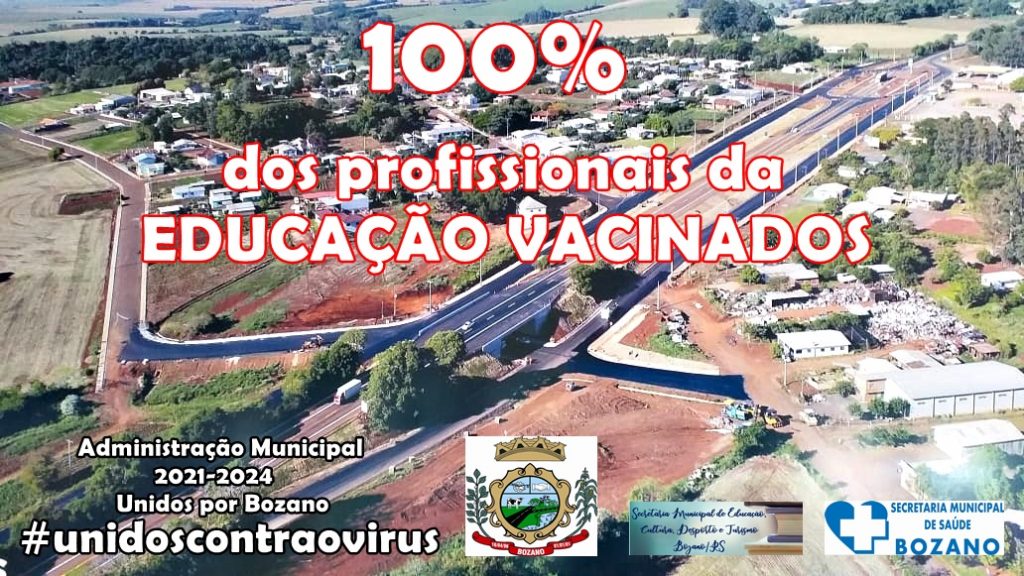 Bozano conclui vacinação de profissionais da Educação com a 1ª dose