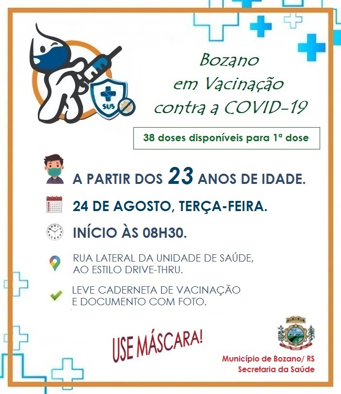 Vacinação segue nesta terça-feira