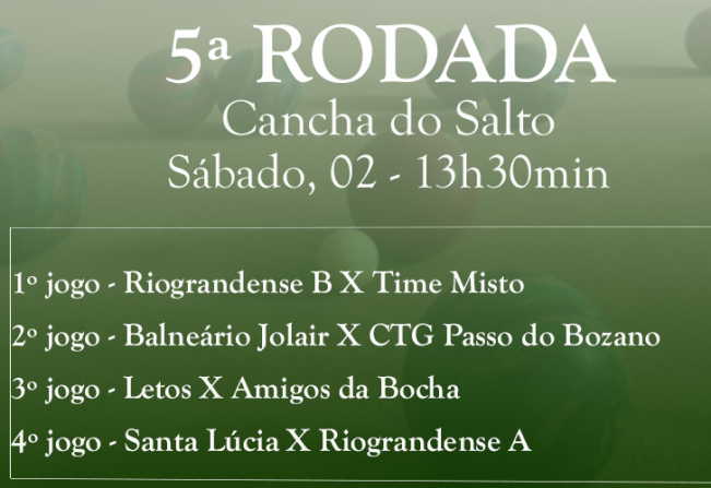 Time do Salto lidera o municipal de Bochas